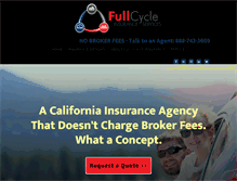 Tablet Screenshot of fullcycleinsurance.com